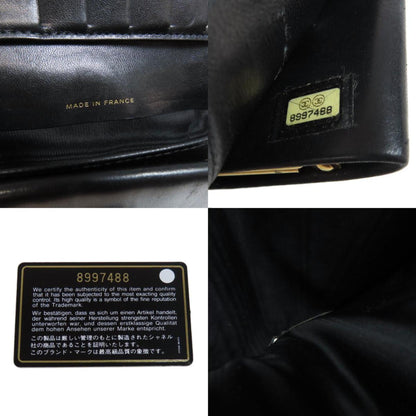 Chanel Logo CC, Black, Leather, wallet