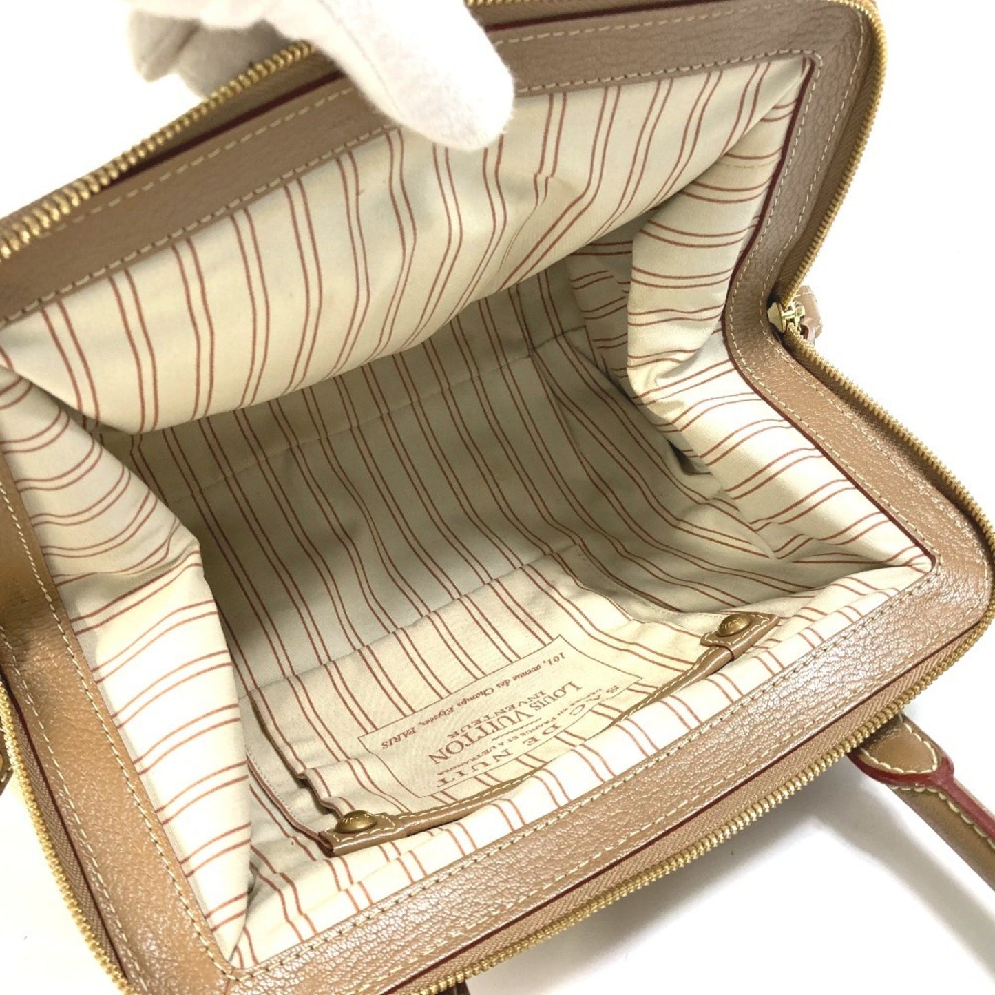 Louis Vuitton Antigua, Beige, Canvas, handbag