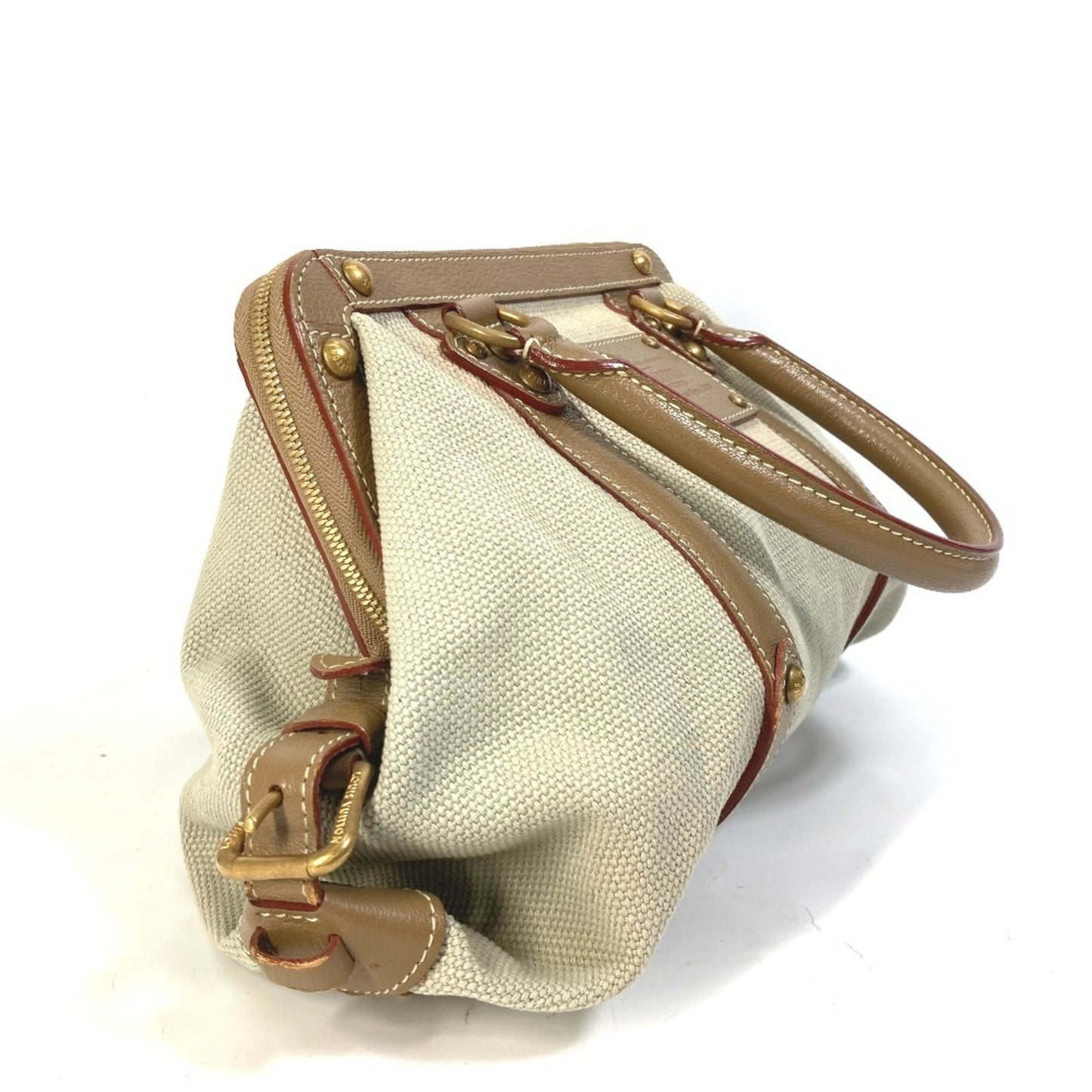Louis Vuitton Antigua, Beige, Canvas, handbag