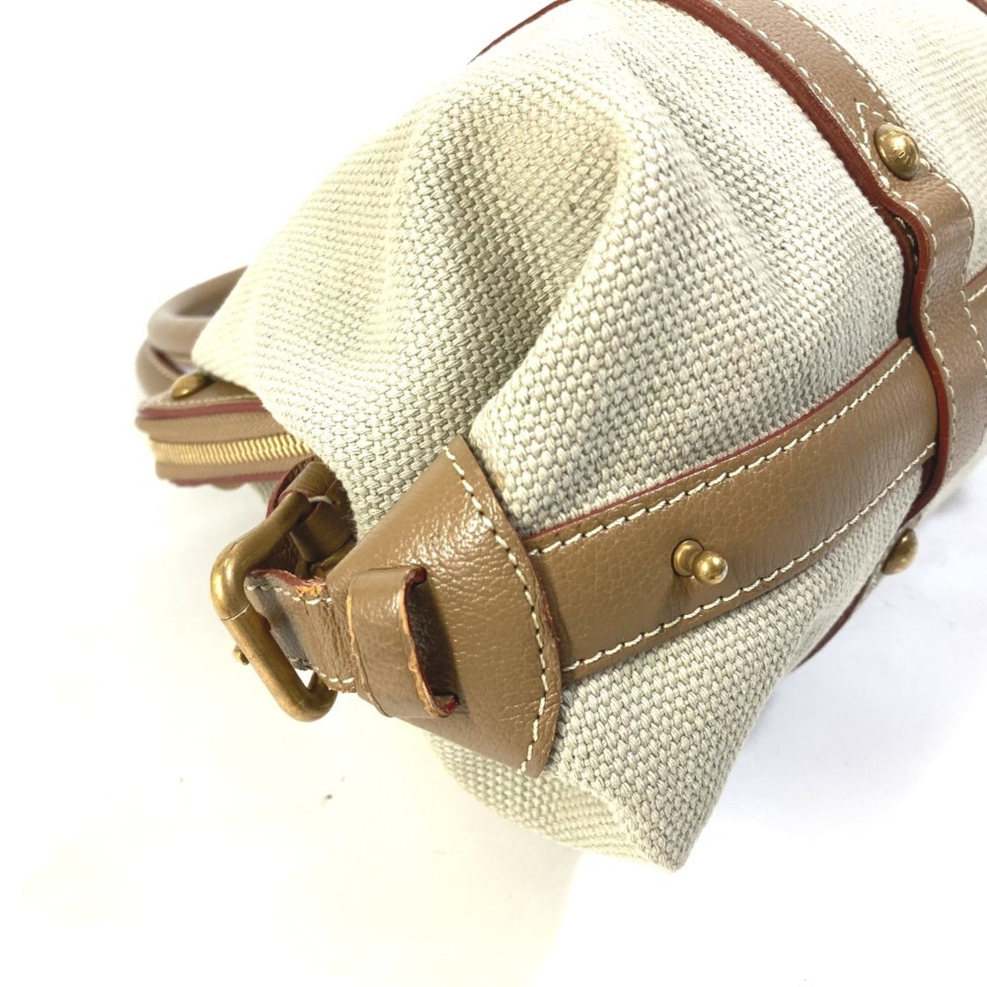 Louis Vuitton Antigua, Beige, Canvas, handbag