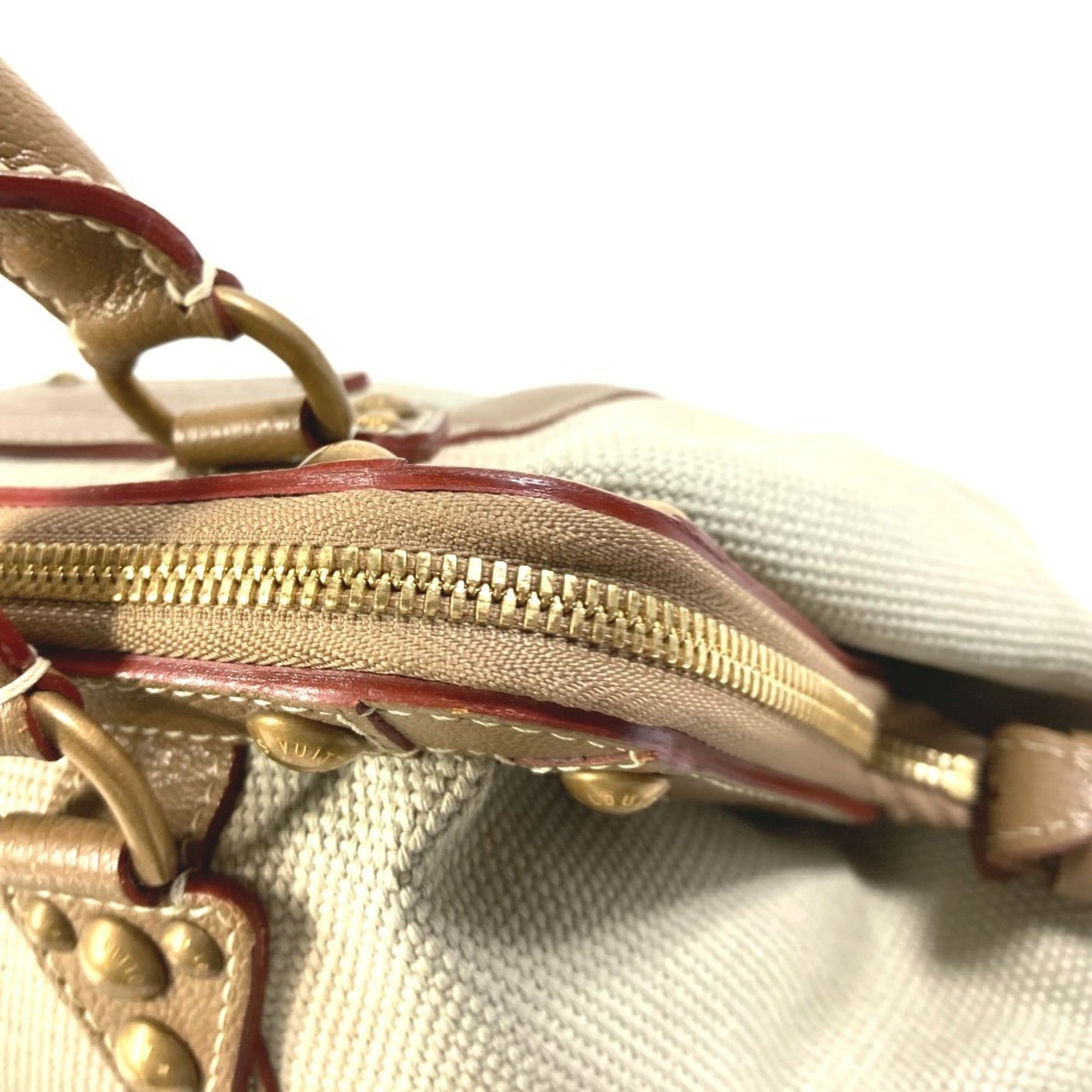Louis Vuitton Antigua, Beige, Canvas, handbag