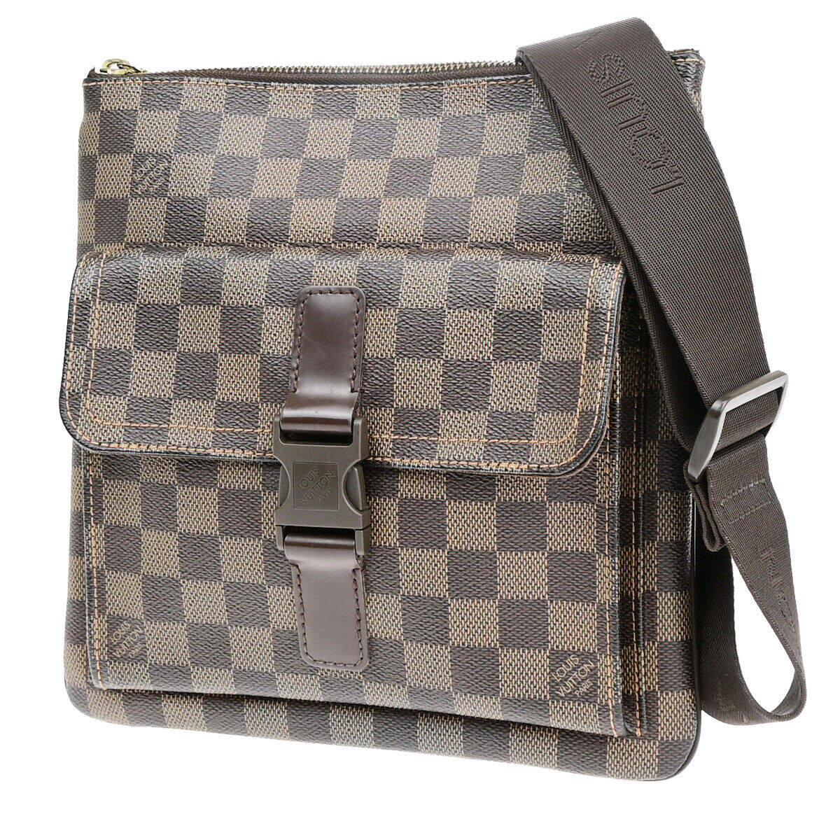 Louis Vuitton Melville, Brown, Canvas, shoulder