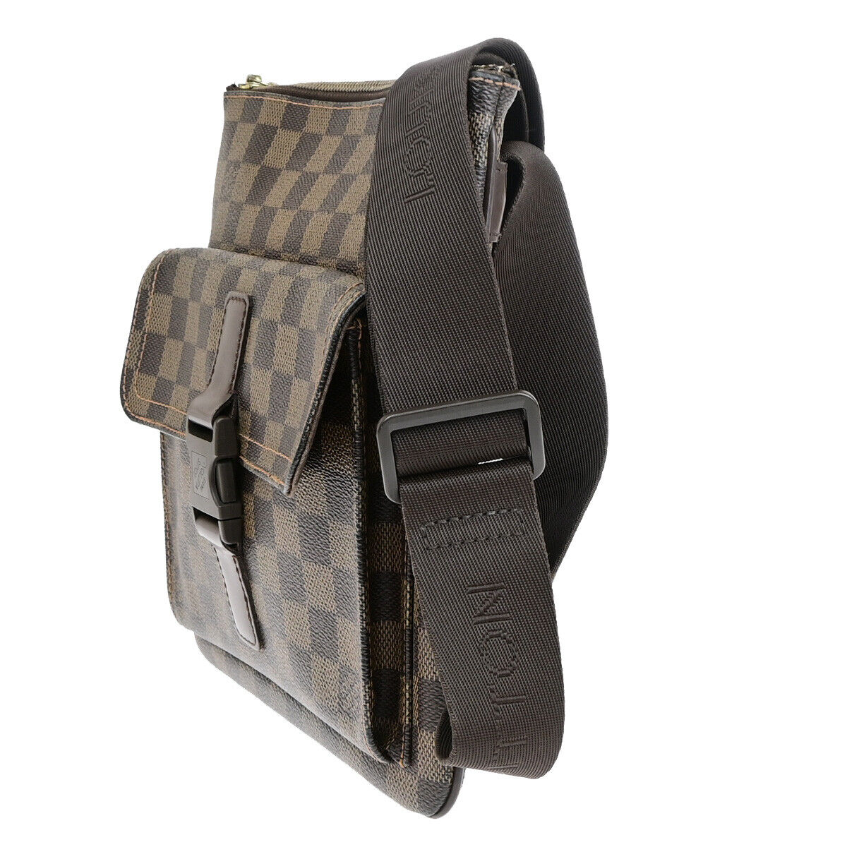 Louis Vuitton Melville, Brown, Canvas, shoulder