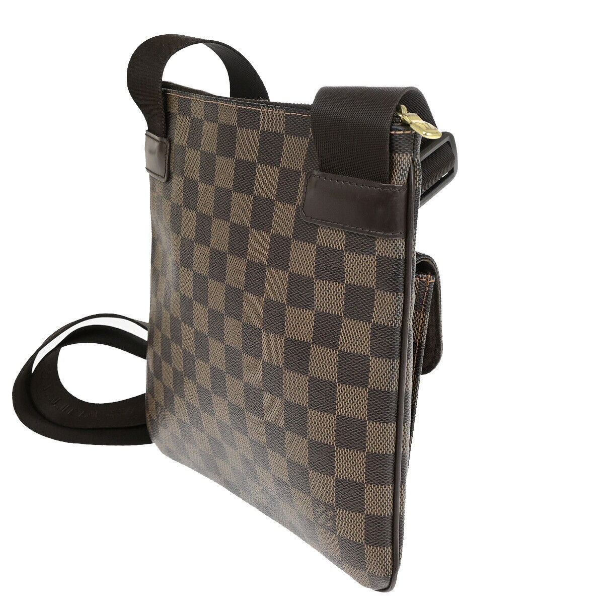 Louis Vuitton Melville, Brown, Canvas, shoulder