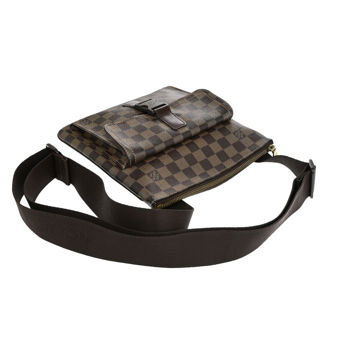 Louis Vuitton Melville, Brown, Canvas, shoulder