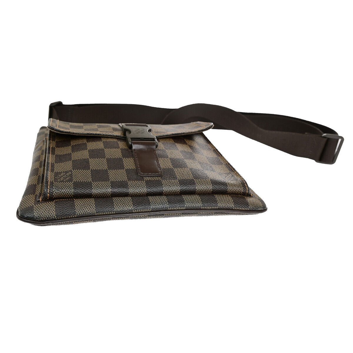 Louis Vuitton Melville, Brown, Canvas, shoulder