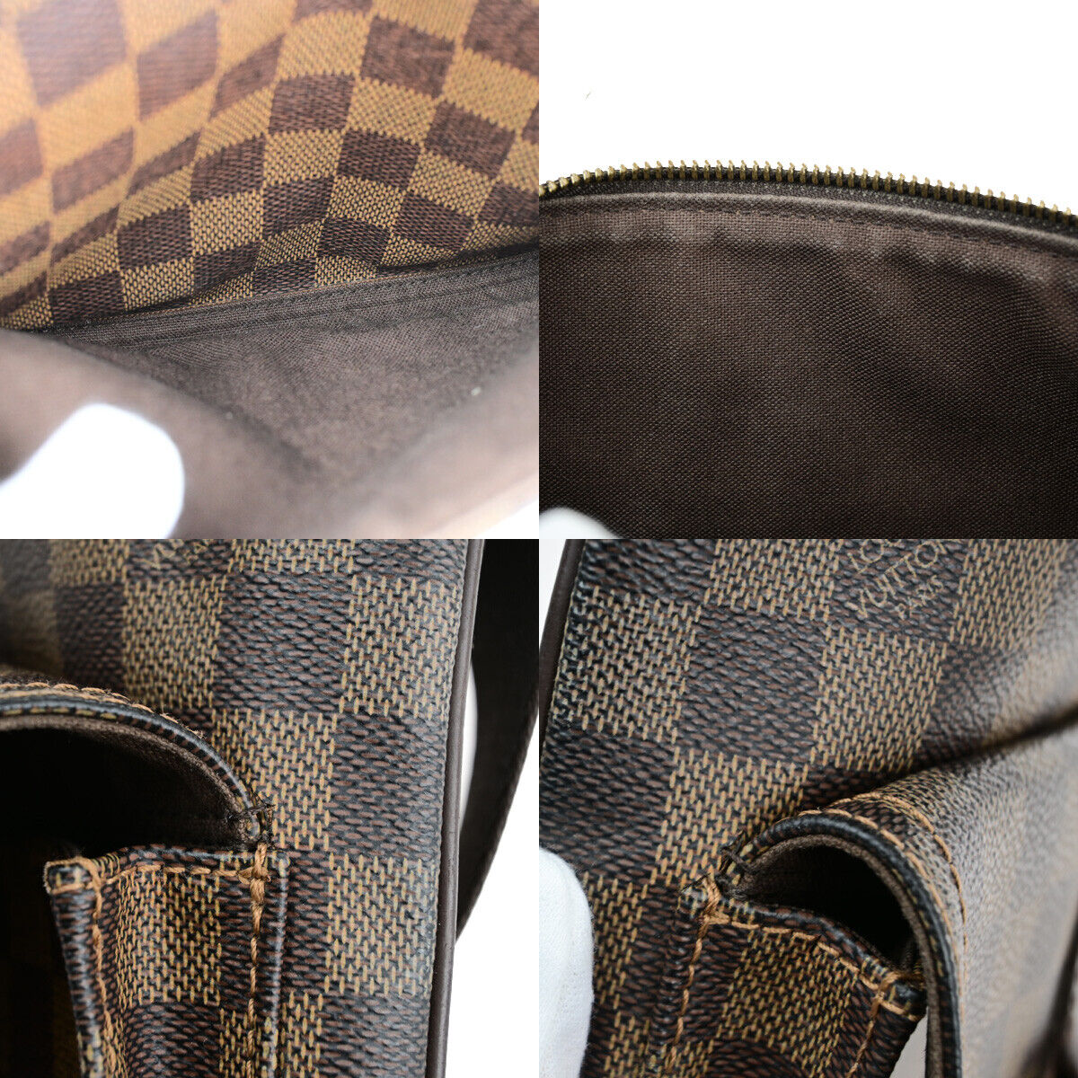 Louis Vuitton Melville, Brown, Canvas, shoulder