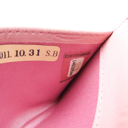 Chanel Camellia, Pink, Leather, wallet
