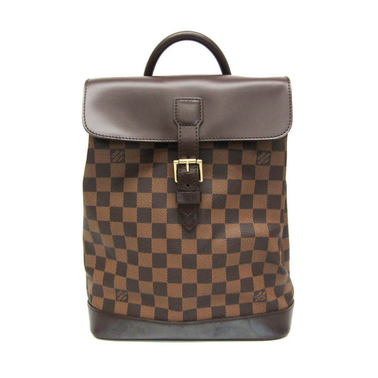 Louis Vuitton Soho, Brown, Canvas, backpack