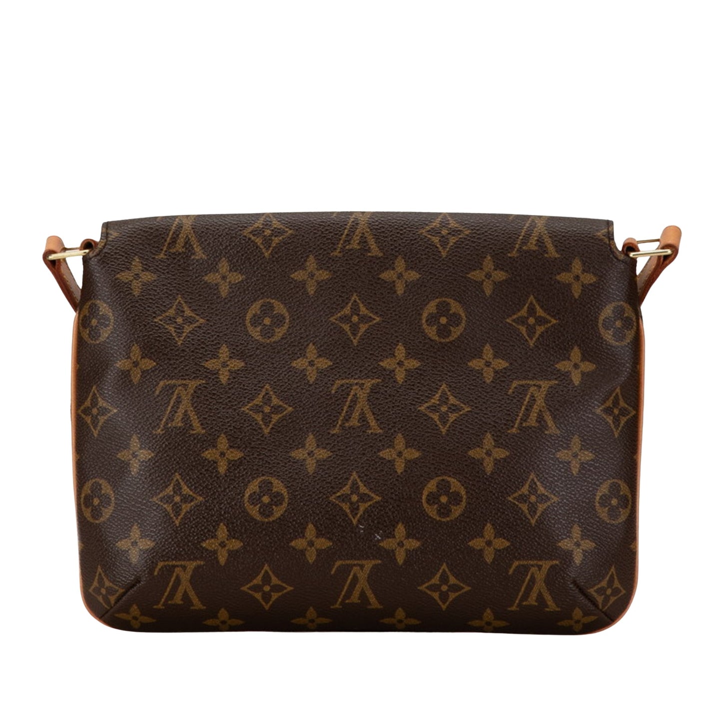 Louis Vuitton Musette Tango, Brown, Canvas, shoulder