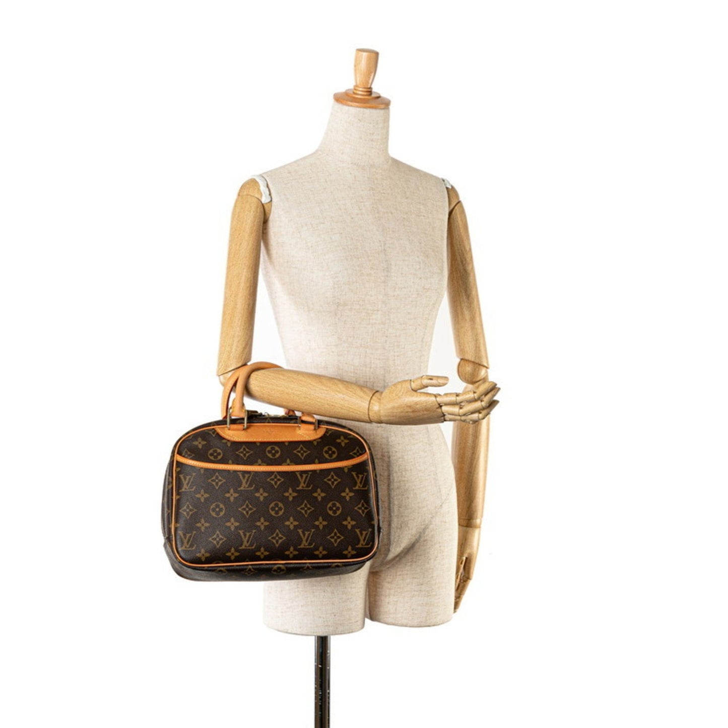 Louis Vuitton Trouville, Brown, Canvas, handbag