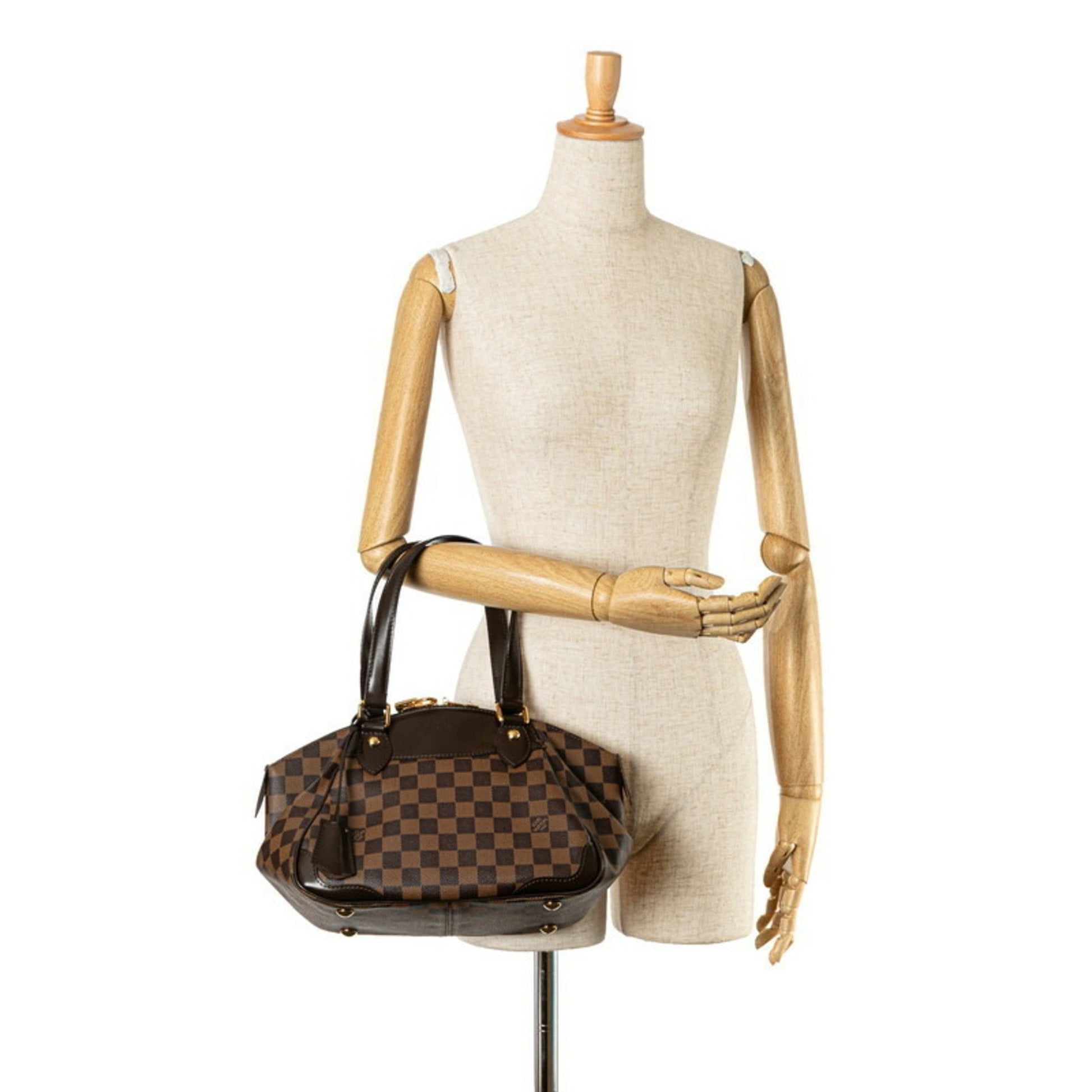 Louis Vuitton Verona, Brown, Canvas, handbag