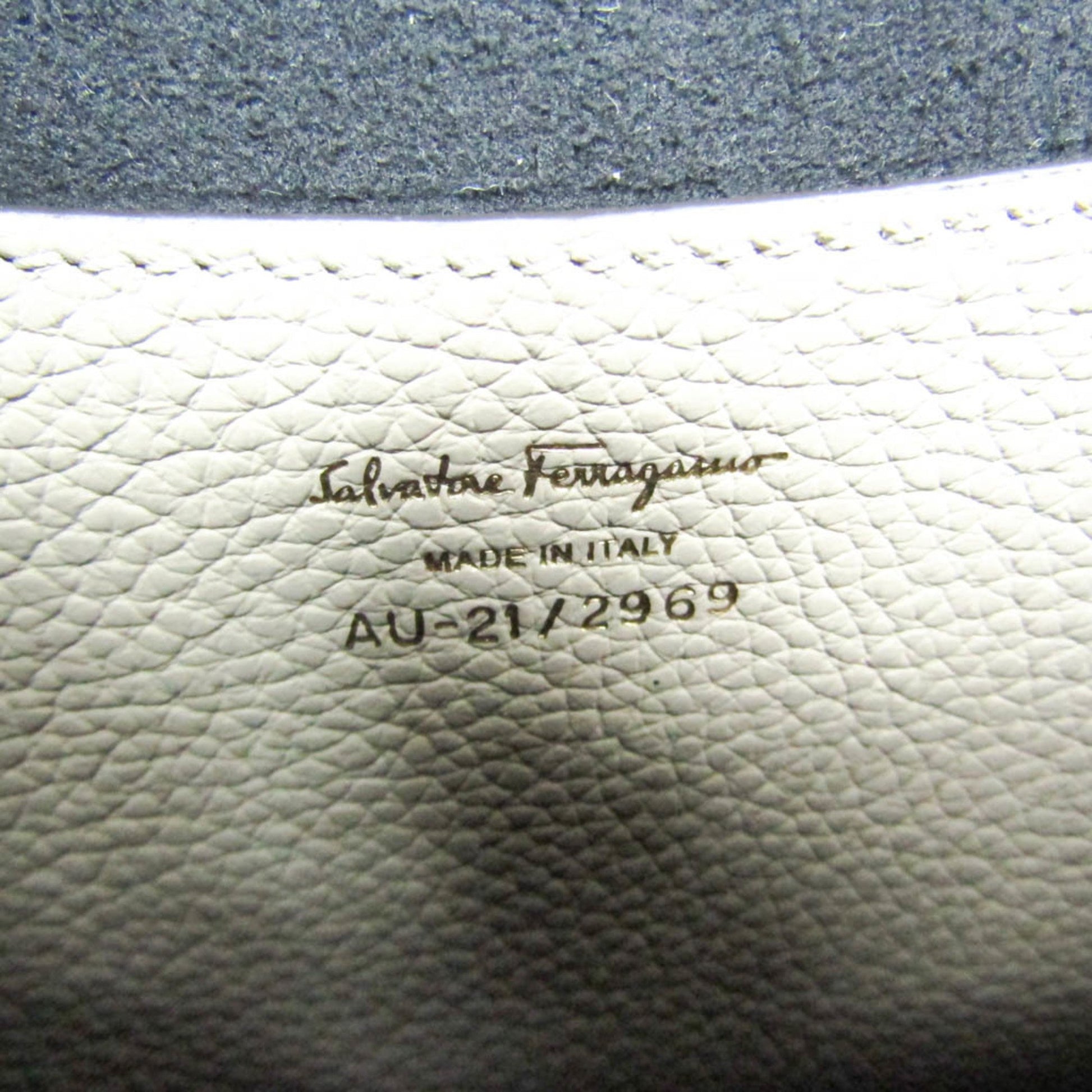 Salvatore Ferragamo Gancini, Beige, Leather, backpack