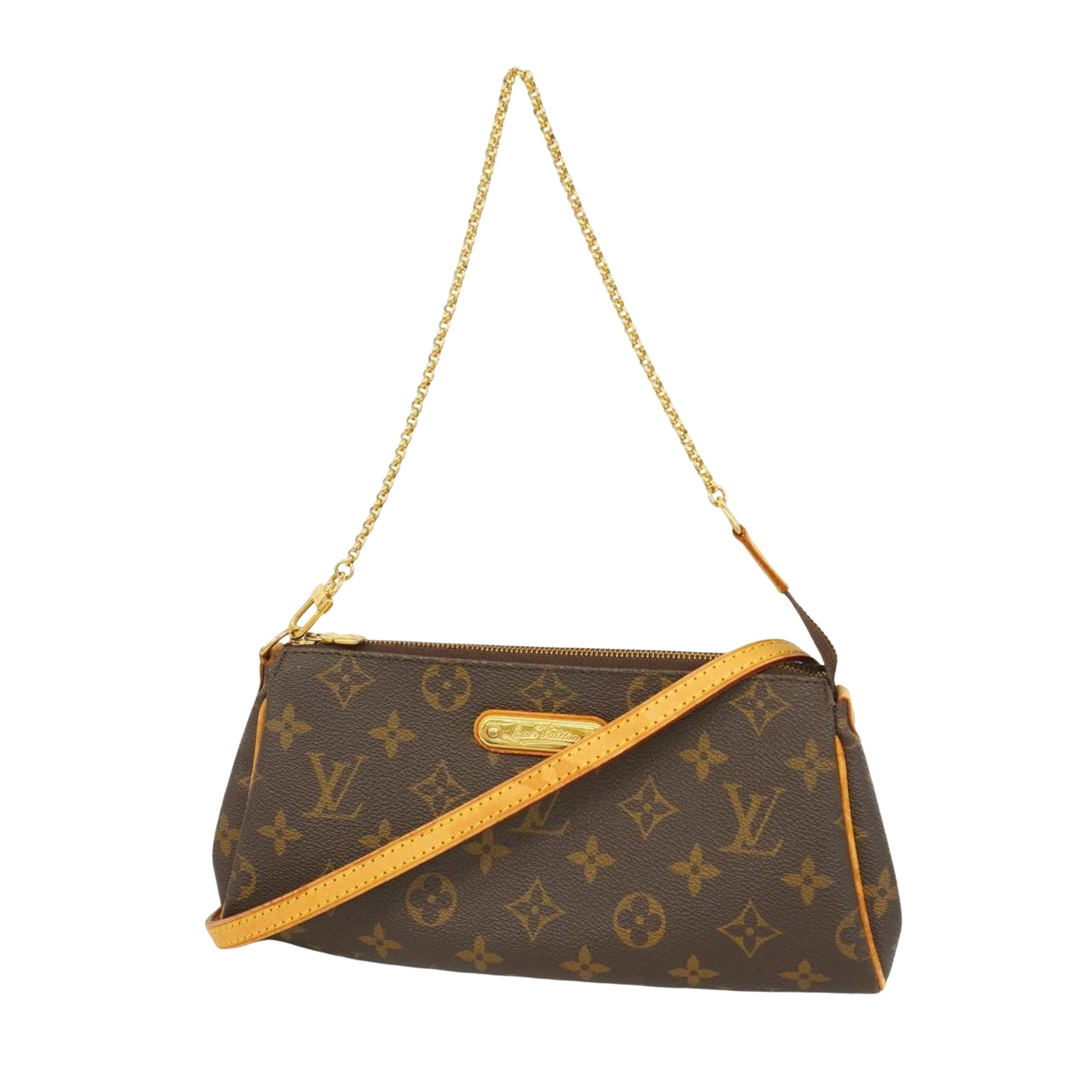 Louis Vuitton Eva, Brown, Canvas, clutch