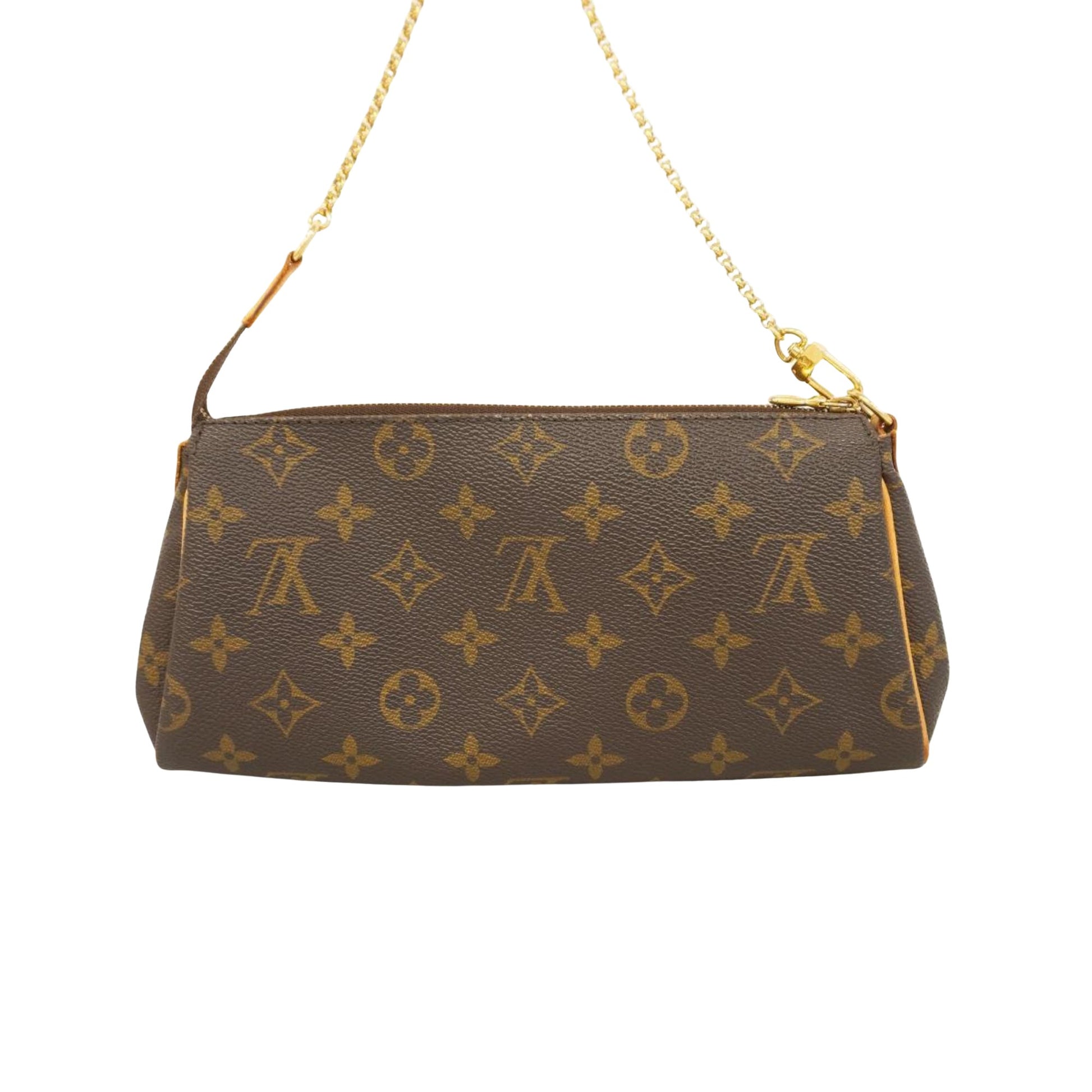 Louis Vuitton Eva, Brown, Canvas, clutch