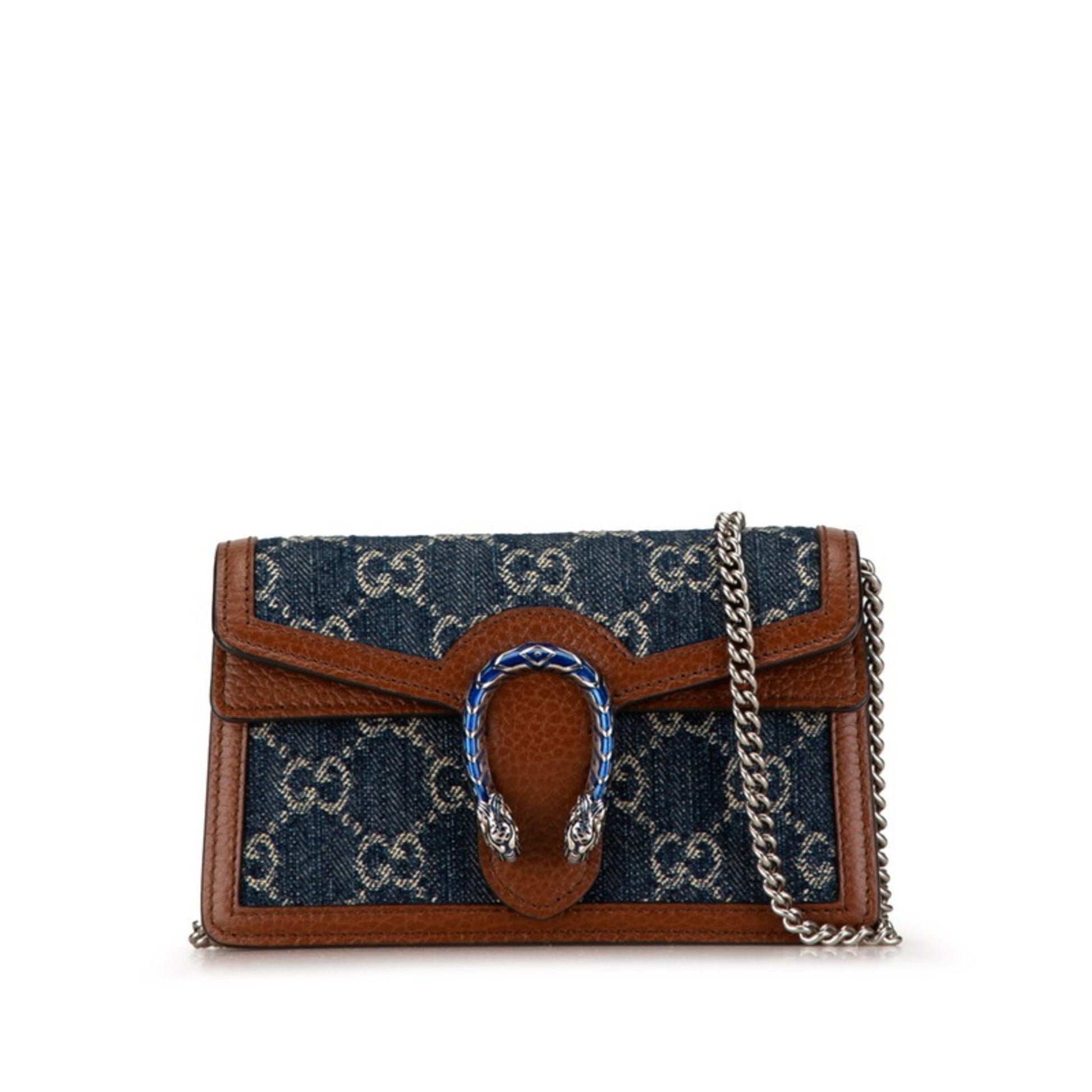 Gucci Dionysus, Navy, Denim - Jeans, shoulder