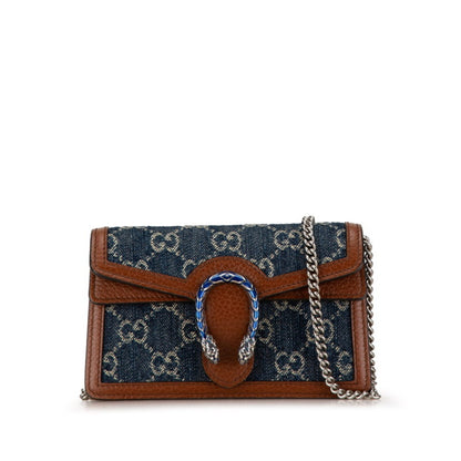 Gucci Dionysus, Navy, Denim - Jeans, shoulder