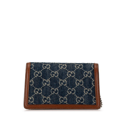 Gucci Dionysus, Navy, Denim - Jeans, shoulder