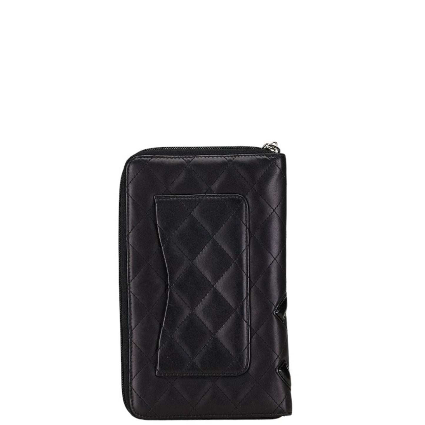 Chanel Cambon, Black, Leather, wallet