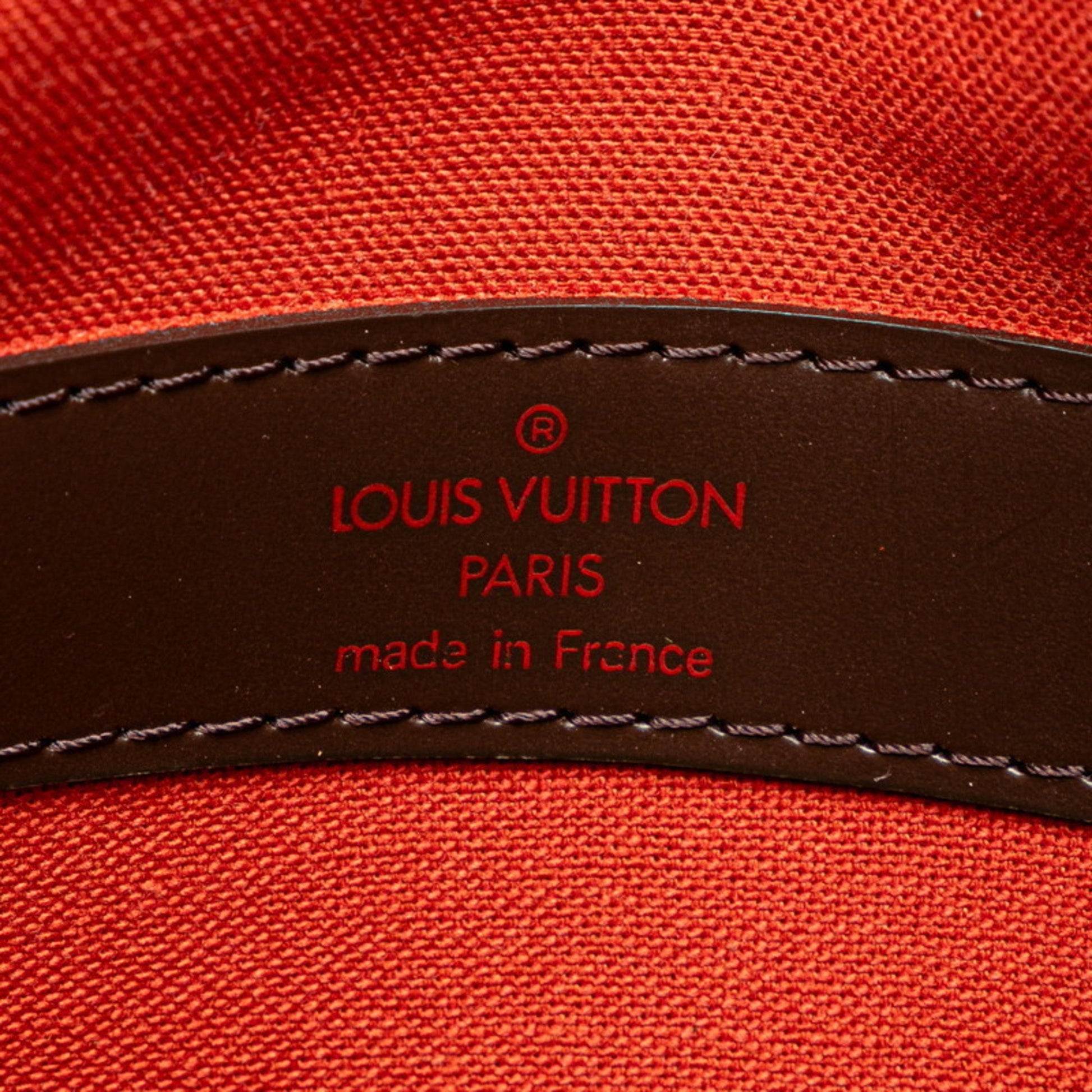Louis Vuitton Naviglio, Brown, Canvas, shoulder
