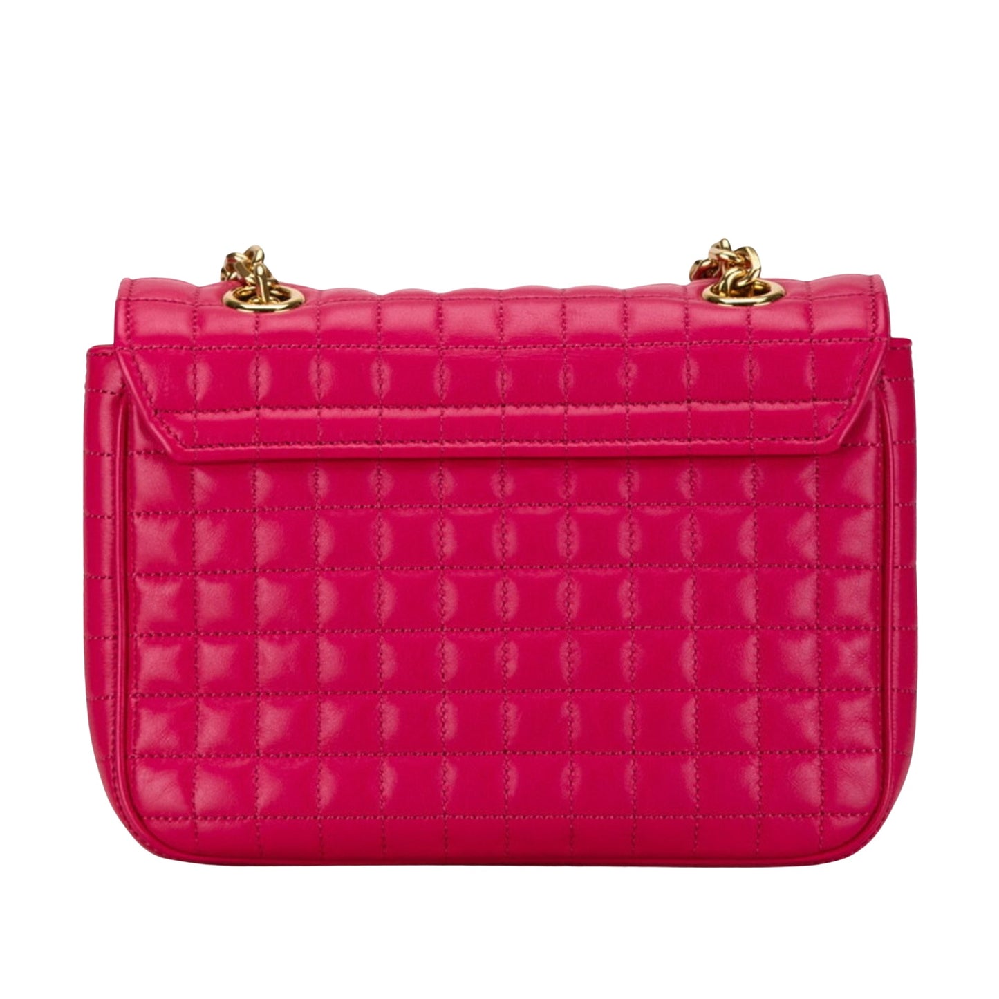 Céline C, Pink, Leather, shoulder