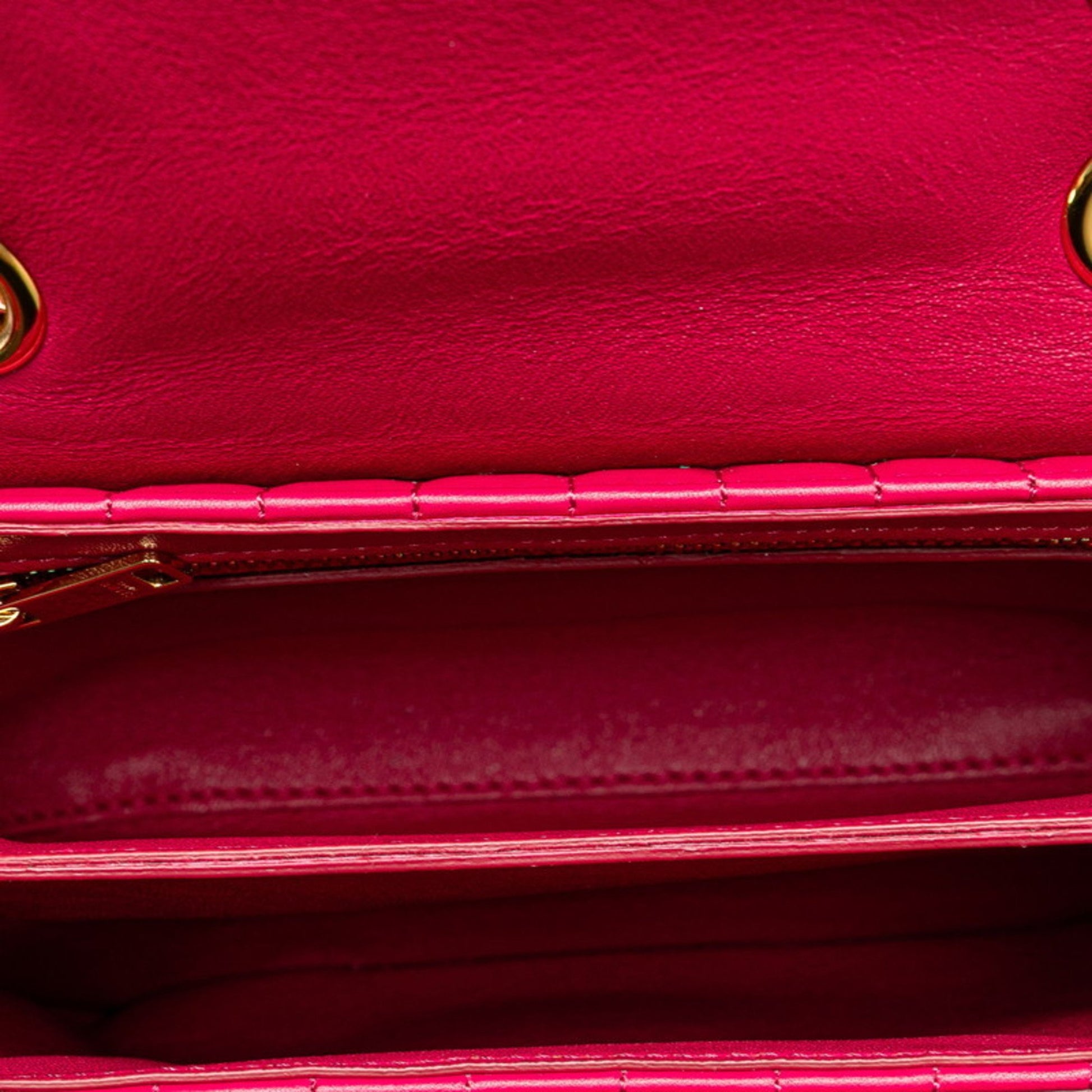 Céline C, Pink, Leather, shoulder