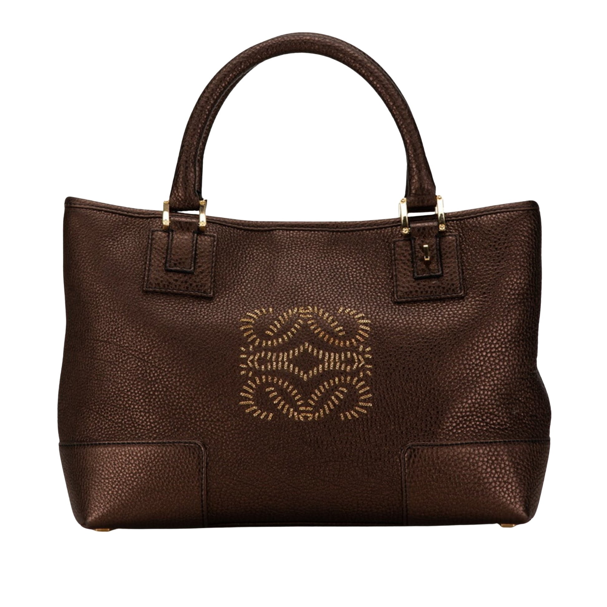 Loewe Amazona, Brown, Leather, handbag