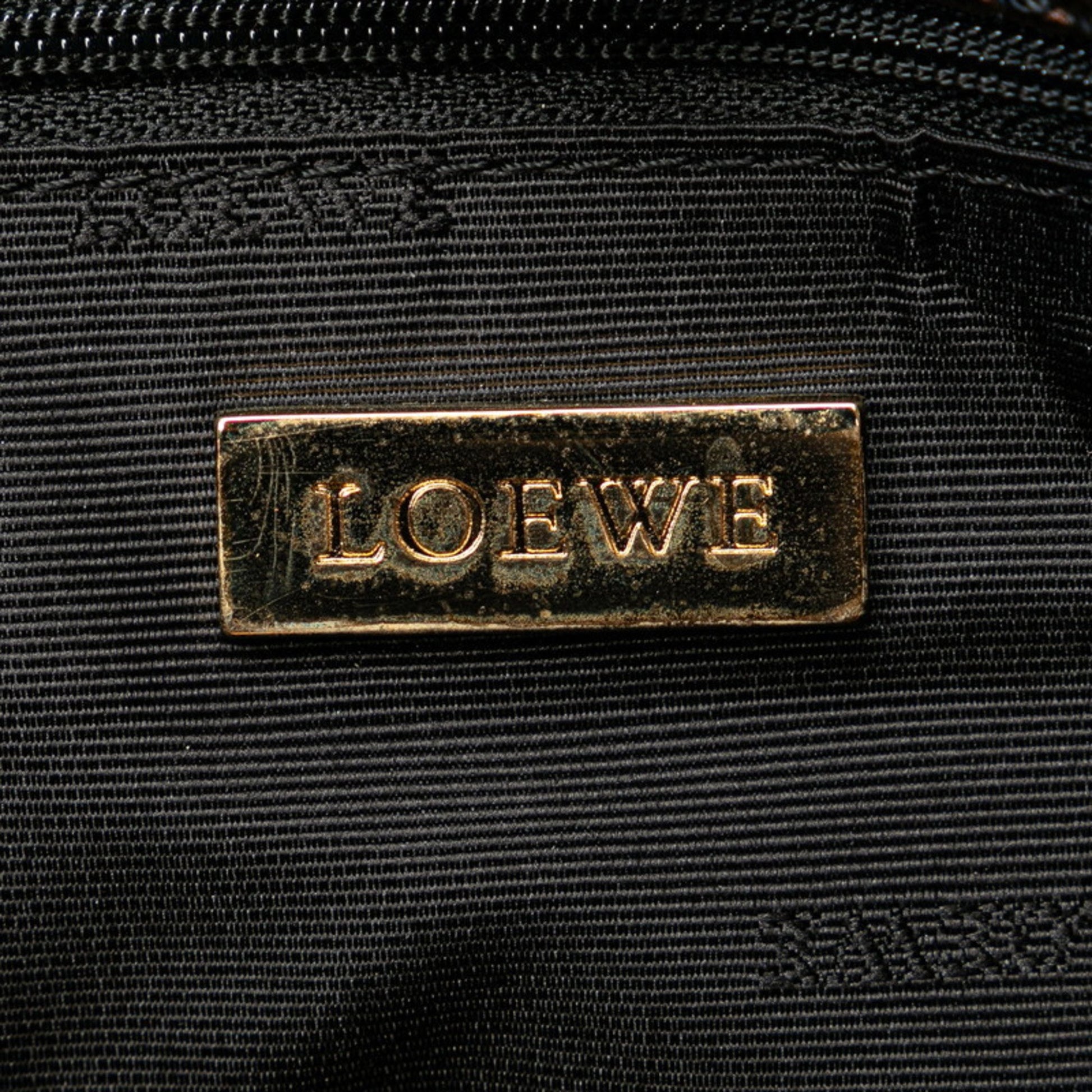 Loewe Amazona, Brown, Leather, handbag