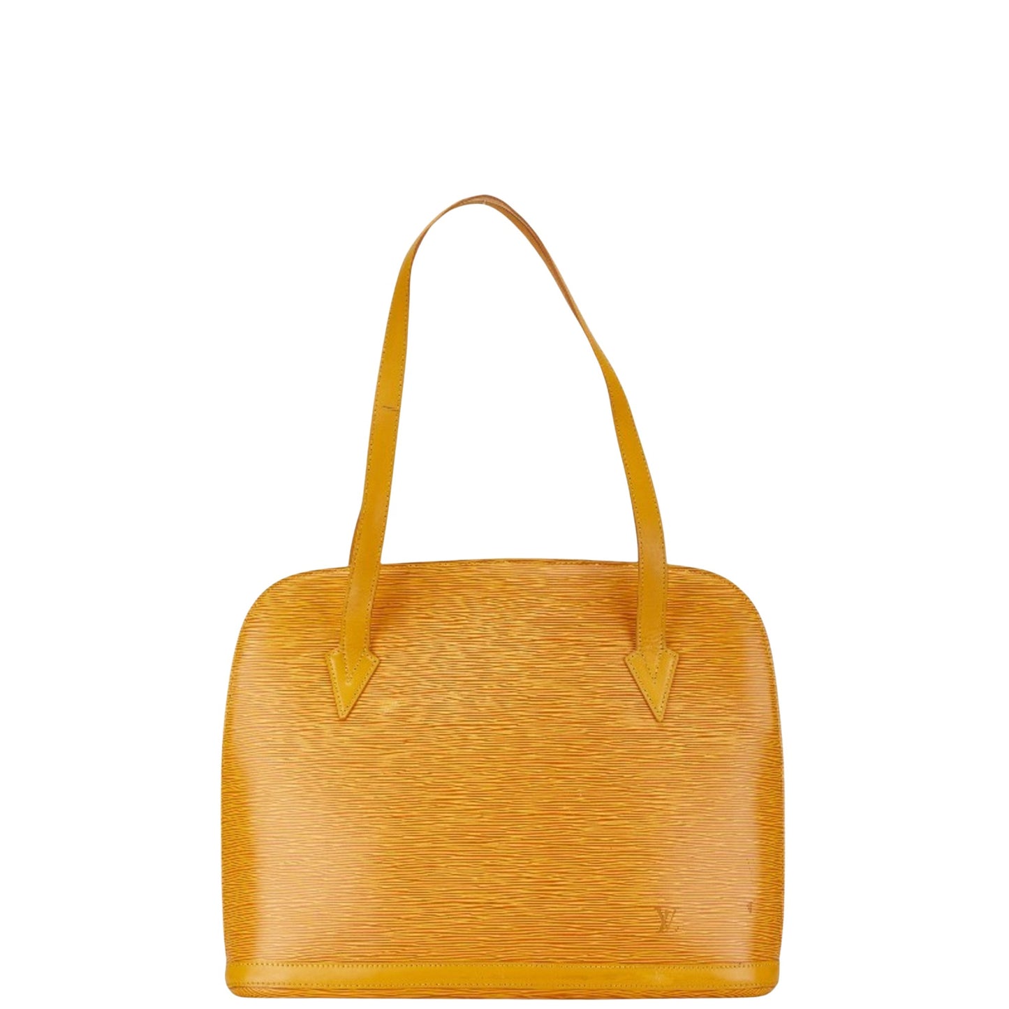 Louis Vuitton Lussac, Yellow, Leather, shoulder