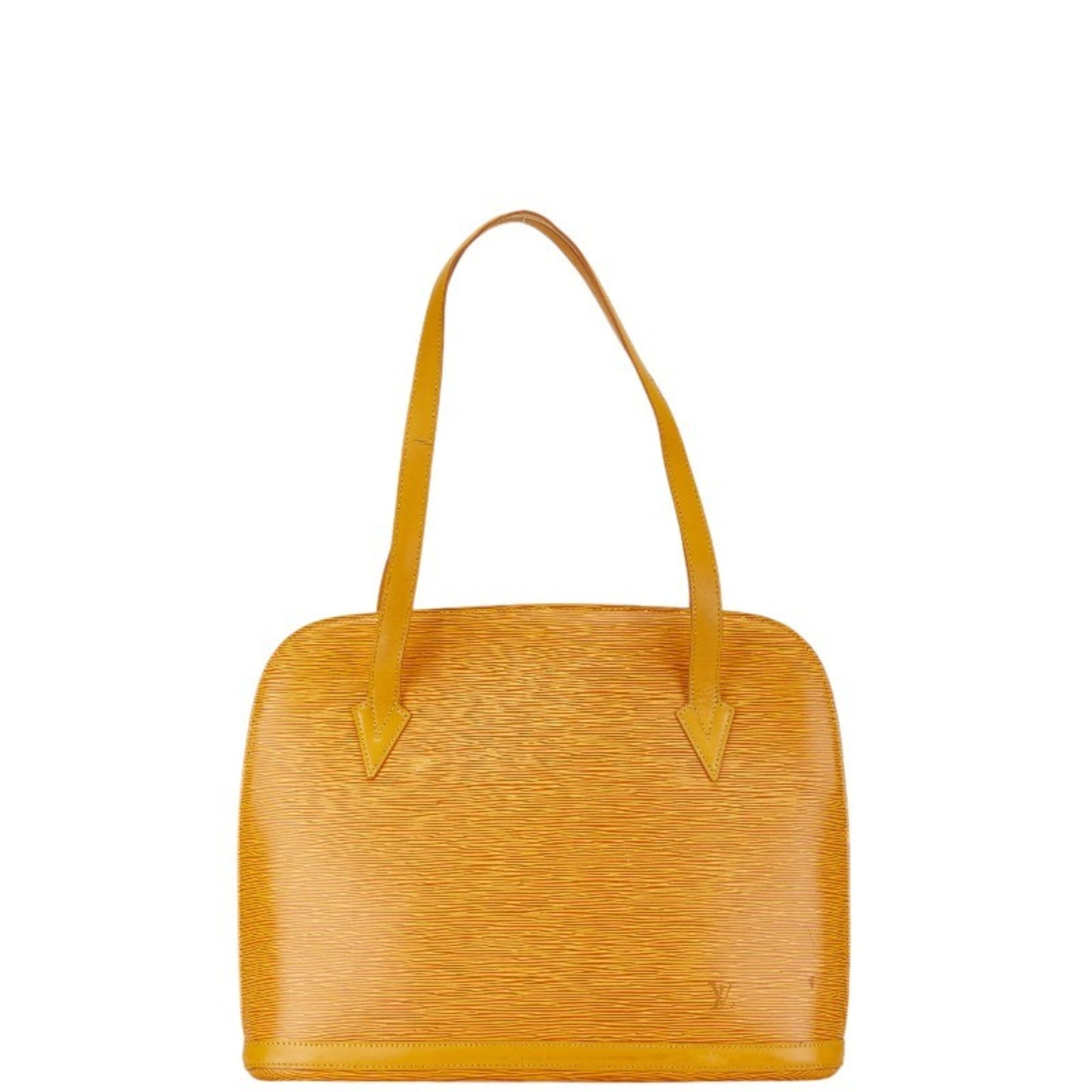 Louis Vuitton Lussac, Yellow, Leather, shoulder