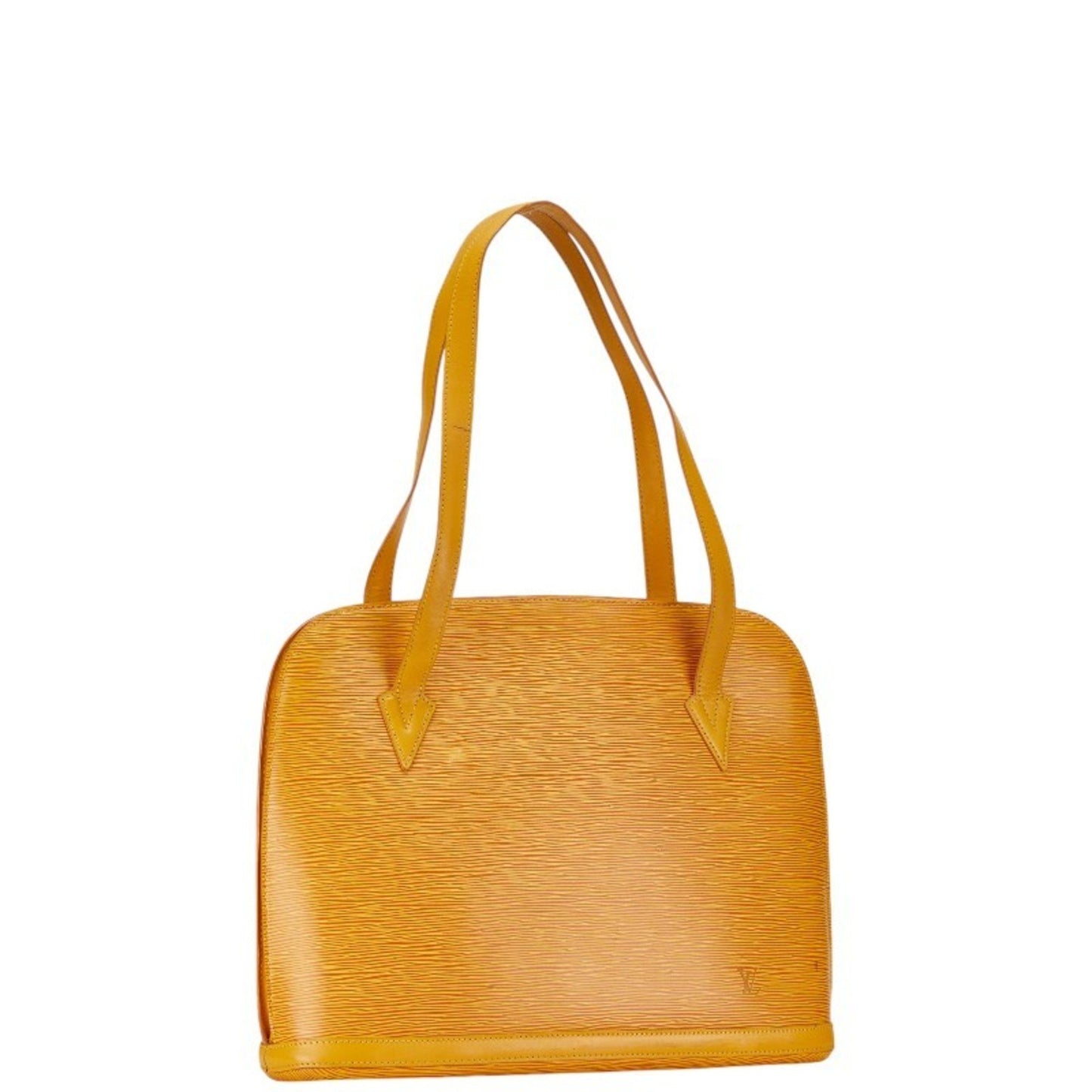 Louis Vuitton Lussac, Yellow, Leather, shoulder