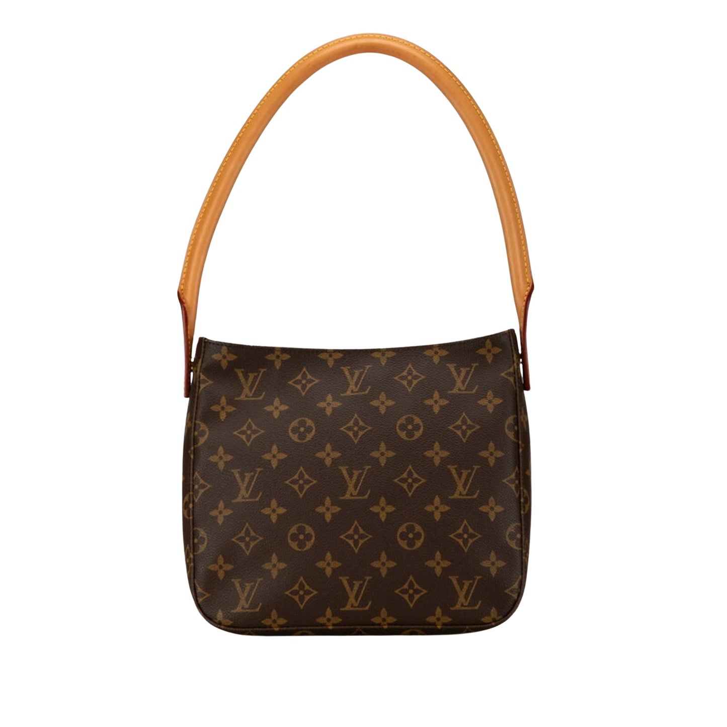 Louis Vuitton Looping MM, Brown, Canvas, shoulder