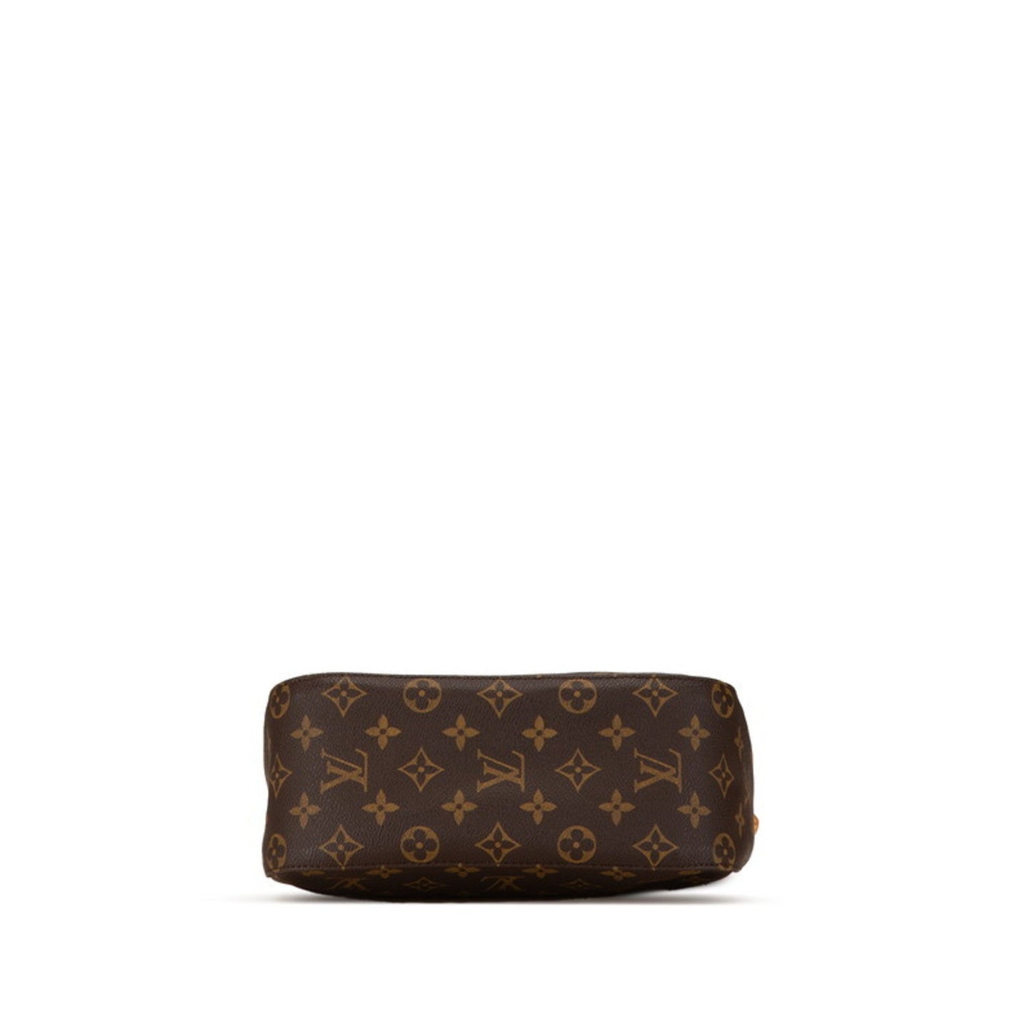 Louis Vuitton Looping MM, Brown, Canvas, shoulder