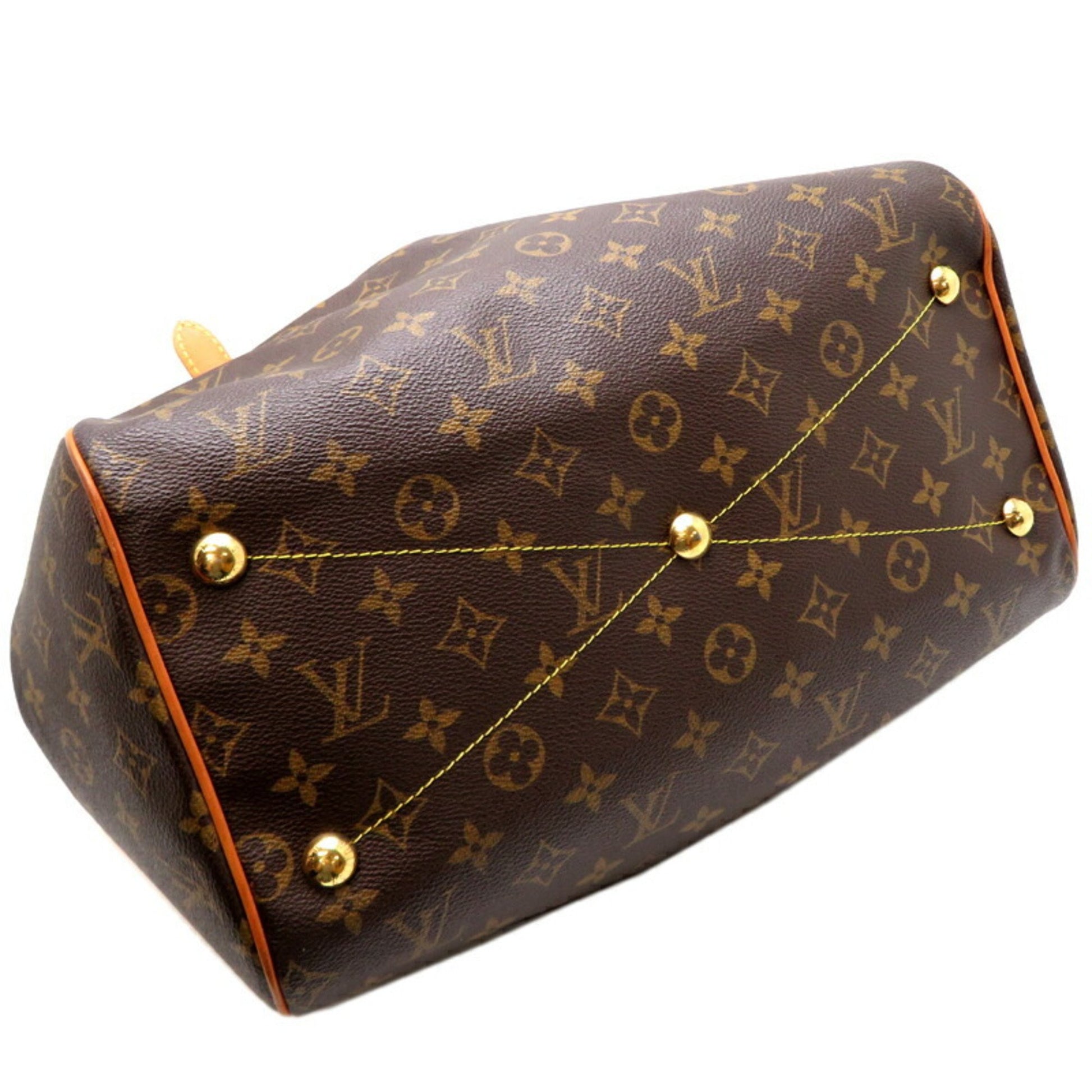 Louis Vuitton Tivoli, Brown, Canvas, handbag