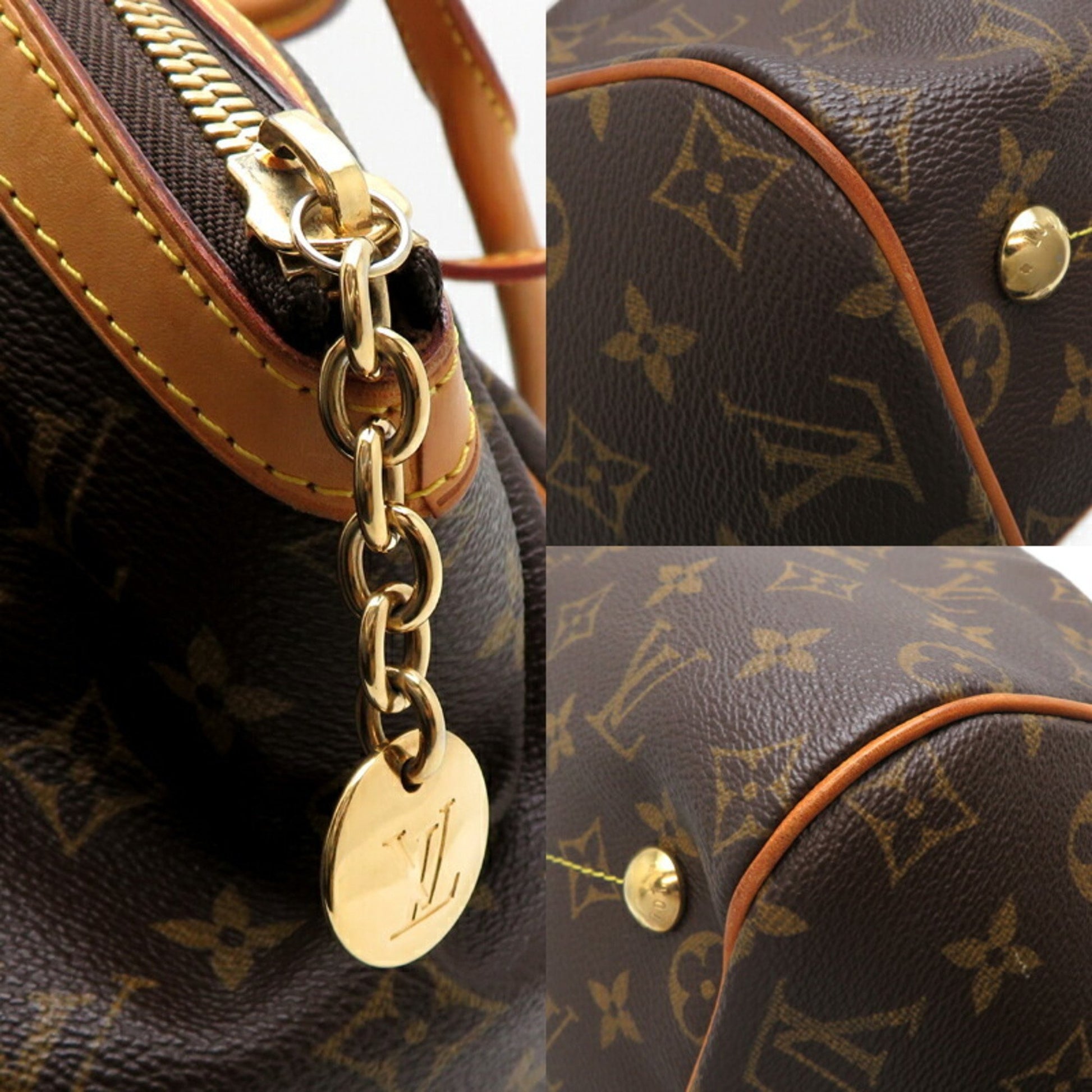 Louis Vuitton Tivoli, Brown, Canvas, handbag