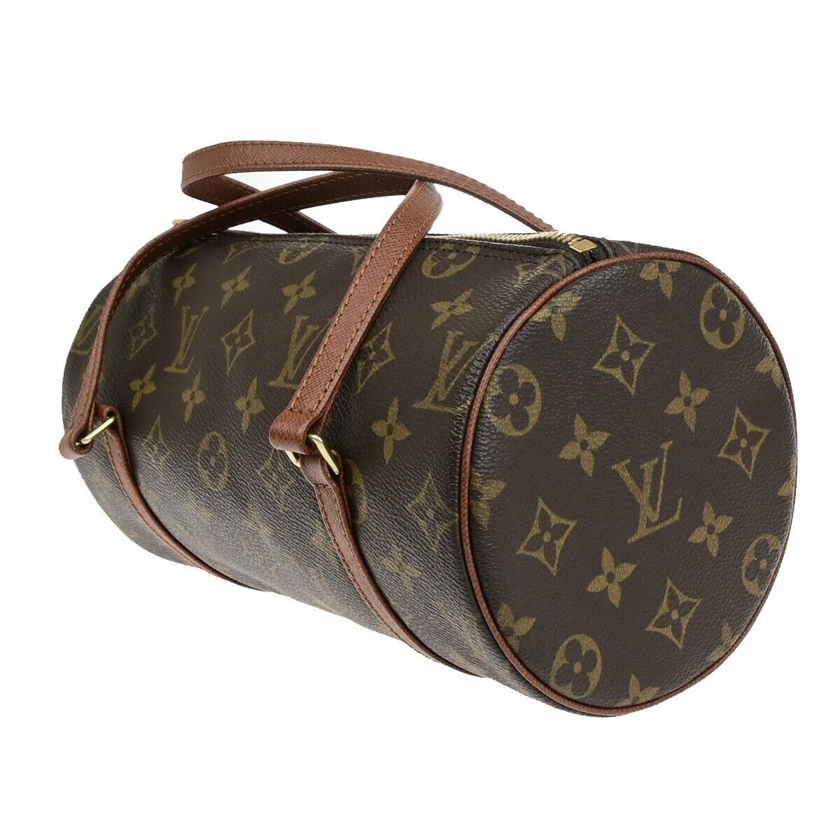 Louis Vuitton Papillon 26, Brown, Canvas, handbag