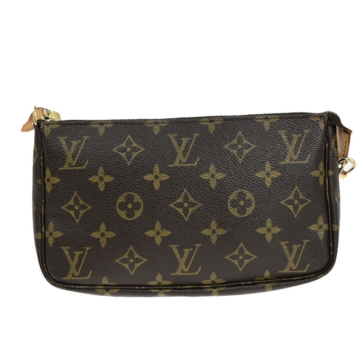 Louis Vuitton Pochette accessoires, Brown, Canvas, clutch