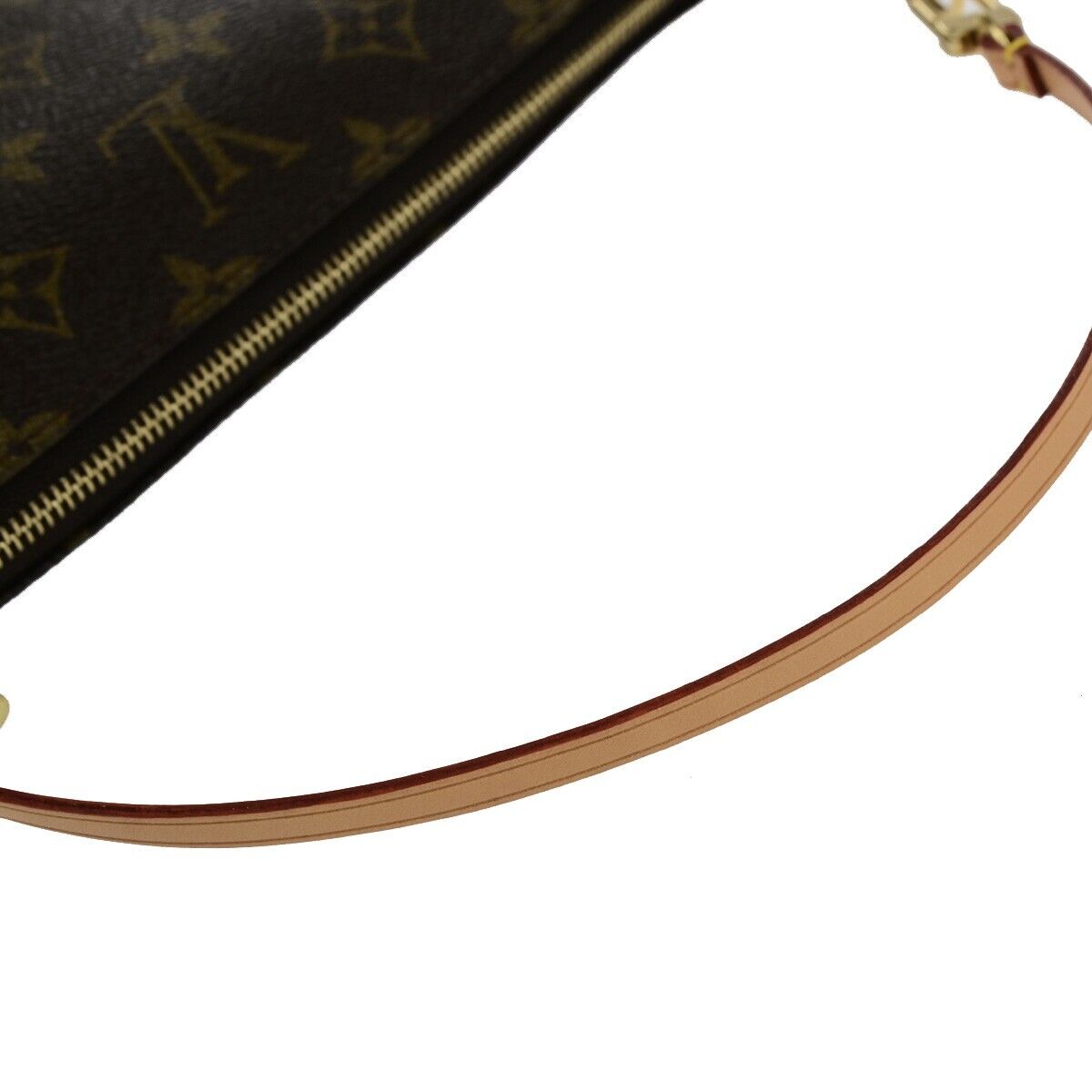 Louis Vuitton Pochette accessoires, Brown, Canvas, clutch