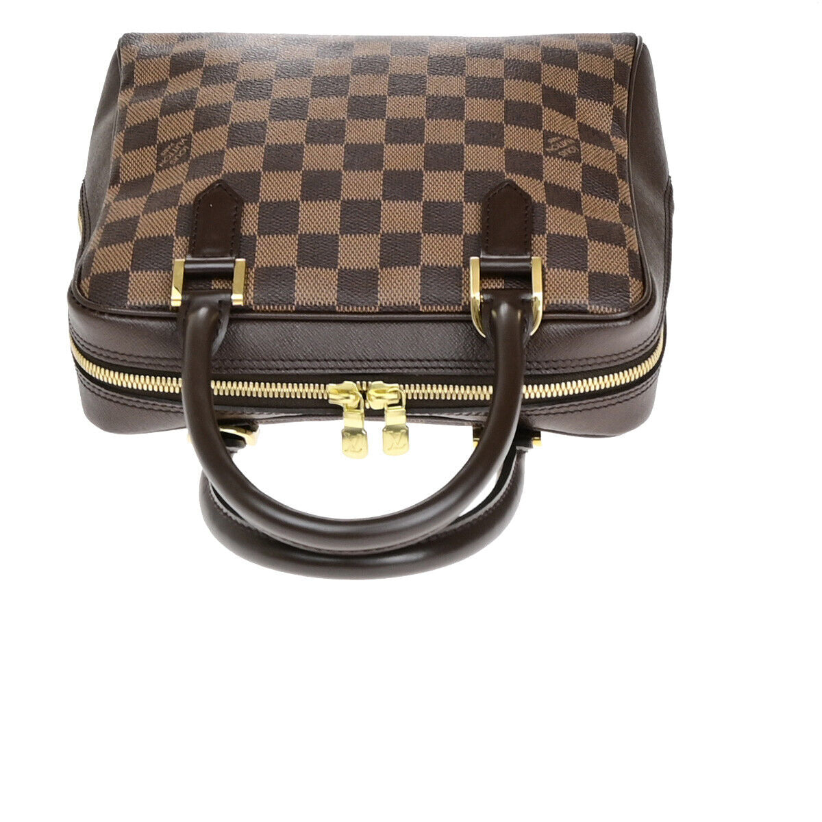 Louis Vuitton Brera, Brown, Canvas, handbag