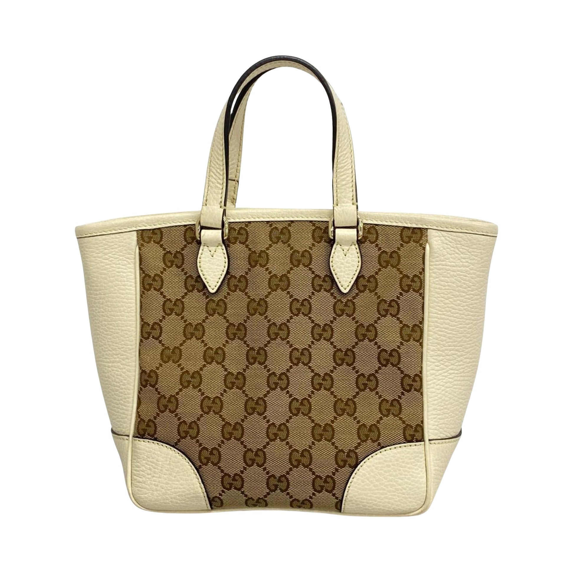 Gucci GG canvas, Beige, Canvas, tote