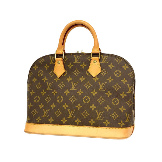 Louis Vuitton Alma, Brown, Canvas, handbag