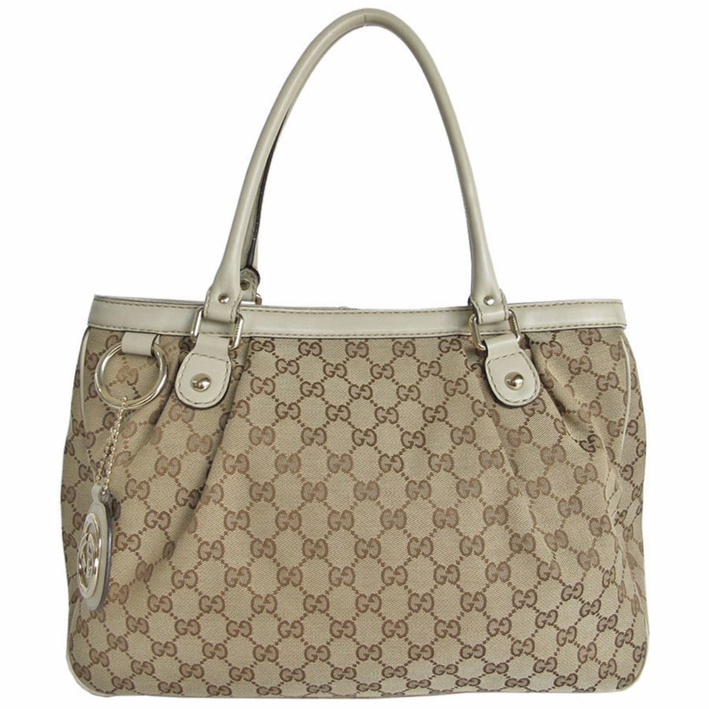 Gucci GG canvas, Beige, Canvas, handbag