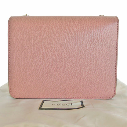Gucci Interlocking G, Pink, Leather, shoulder