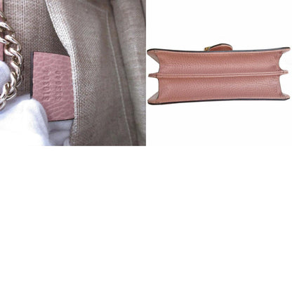Gucci Interlocking G, Pink, Leather, shoulder
