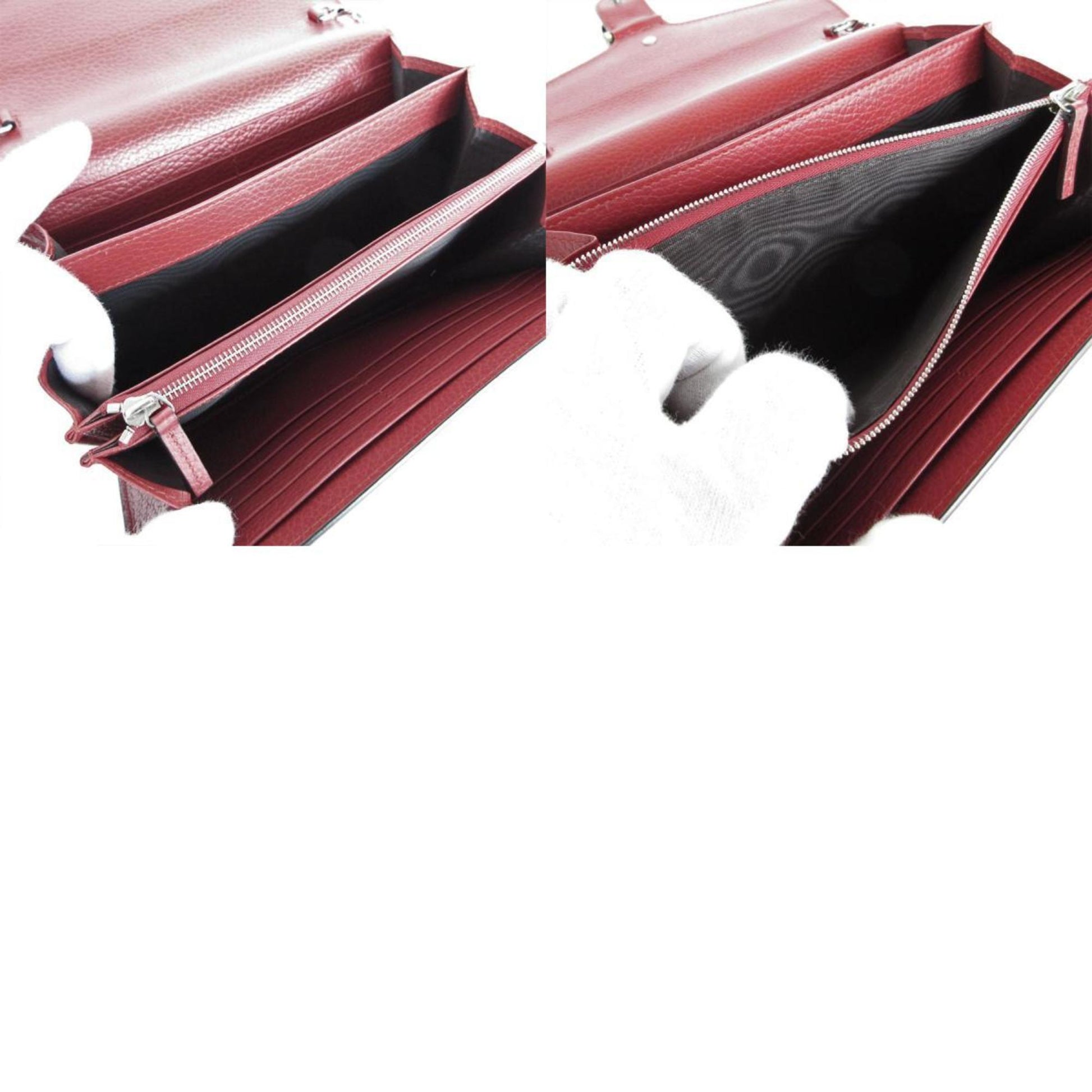 Gucci Dionysus, Burgundy, Leather, shoulder
