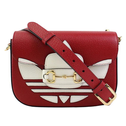 Gucci Horsebit, Red, Leather, shoulder