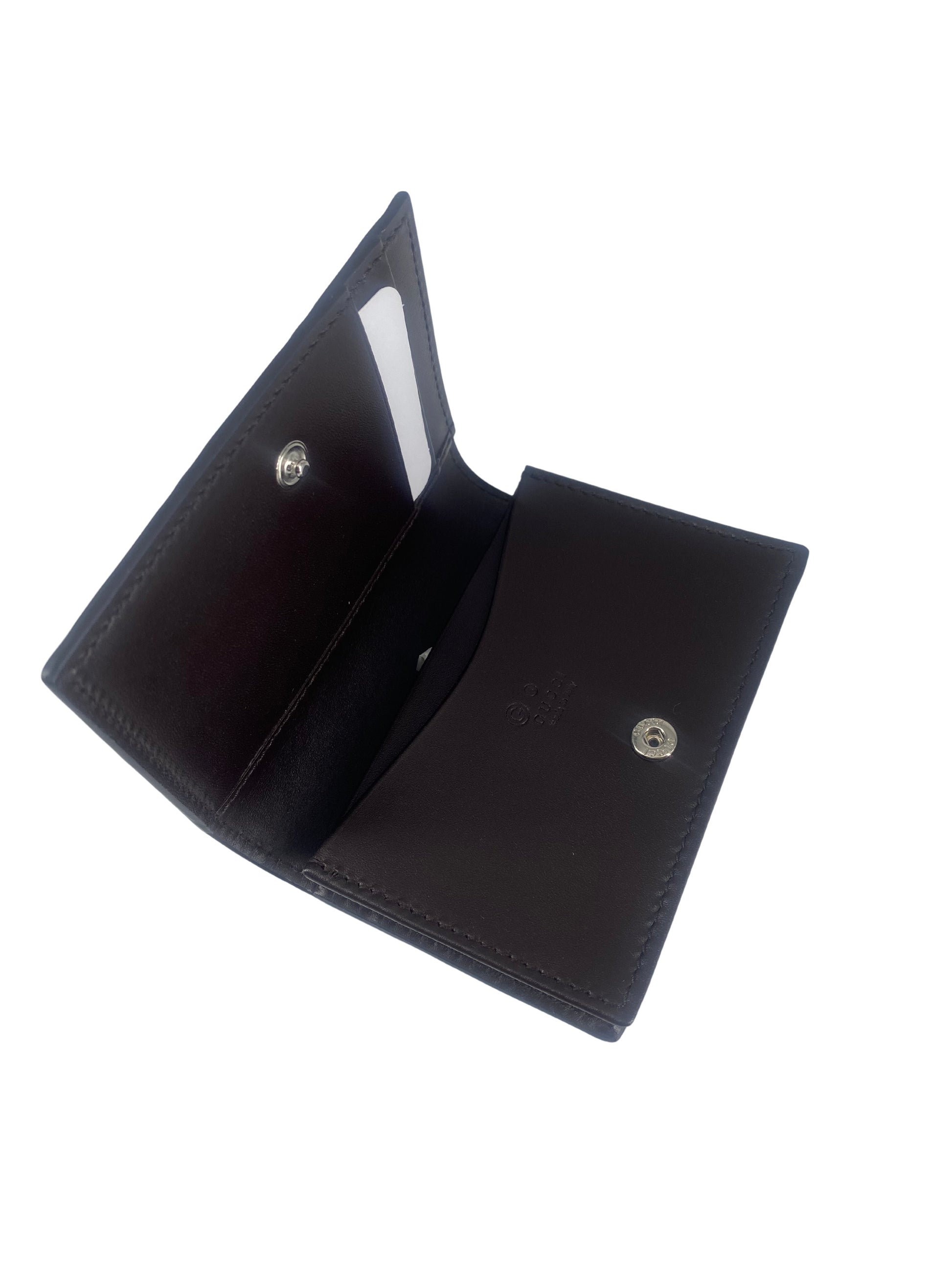 Gucci GG Marmont Round Wristlet Pouch Matelasse Leather, BROWN, LEATHER, Clutche & pouche