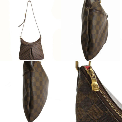 Louis Vuitton Bloomsbury, Brown, Canvas, shoulder