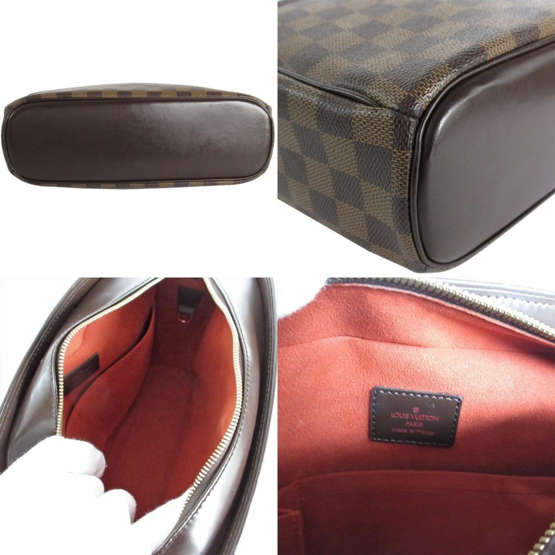 Louis Vuitton Sarria, Brown, Canvas, handbag