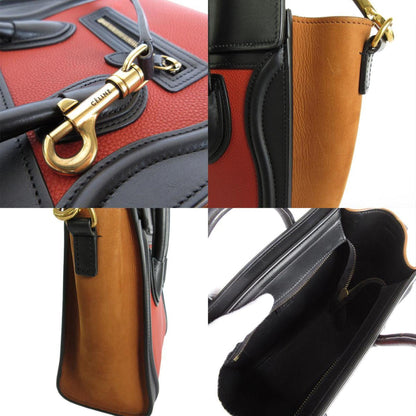 Céline Luggage, Multicolour, Leather, handbag